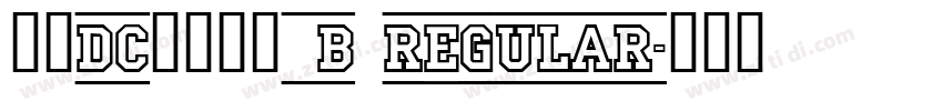 文鼎DC云康行楷_B Regular字体转换